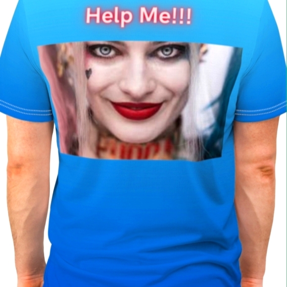 Psycho Girlfriend "Harley Quinn" Top Seller Trending Unisex Cut & Sew Tee Sexy A - Picture 6 of 6
